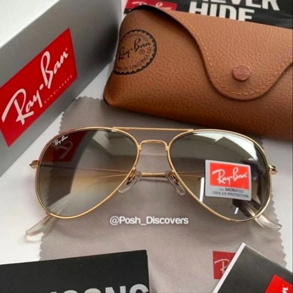 RayBan Aviator Gradient Brown RB3025